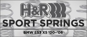 BMW E53 X5 H&R Sport Spring Options