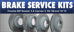 Porsche 987 Boxster S & Cayman S Brake Service Kits