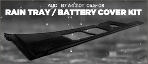 Audi B7 A4 2.0T Genuine Rain Tray/Battery Cover Kit