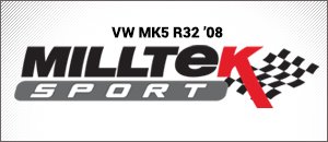 VW MK5 R32 Milltek Exhaust Options