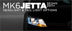 VW MK6 Jetta Sedan Headlights and Tail Lights