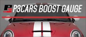R58/R59 MINI Cooper P3Cars Boost Gauge
