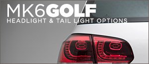VW MK6 Golf Headlights and Tail Lights