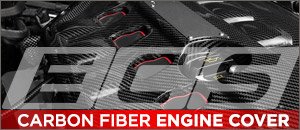 Audi B8 A4 2.0T ECS Carbon Fiber Engine Cover