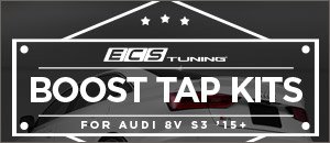 Audi 8V S3 New ECS Boost Tap Kits