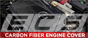 Audi B6 A4 1.8T ECS Carbon Fiber Engine Cover