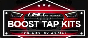Audi 8V A3 New ECS Boost Tap & Gauge Kit