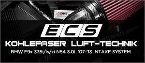 BMW E9X 335 N54 Kohlefaser Luft-Technik Twin Intake