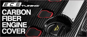 VW 2.0T TSI ECS Tuning Carbon Fiber Engine Cover