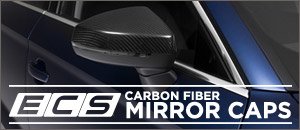 ECS Carbon Fiber Mirror Caps for your Audi 8V S3