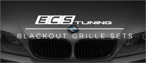 BMW E46 3 Series ECS Blackout Grilles