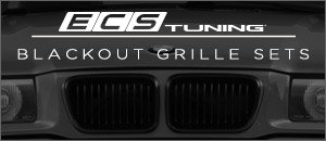 BMW E36 M3 ECS Blackout Grilles