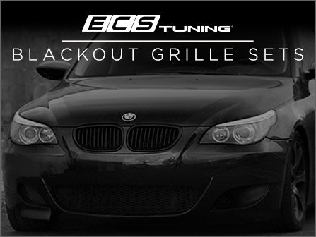 ECS News - BMW E60 M5 ECS Blackout Grilles
