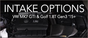 VW MK7 GTI & Golf 1.8T Gen3 Intake Options