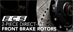 C5 A6 2.7T ECS 2-Piece Direct-Fit Front Brake Rotors