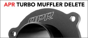 VW MK7 Golf R APR Turbo Muffler Delete
