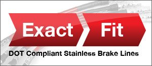 Porsche 986 Boxster/S ECS Exact-Fit Brake Lines