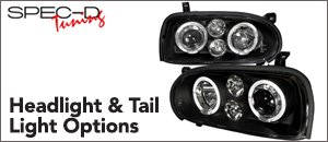 Spec-D Headlight and Tail Light Options | VW MK3