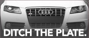 Genuine VW/Audi Front Plate Filler for your B8 