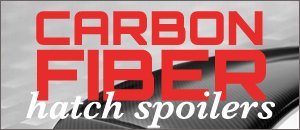 VW MK6 GTI ECS Carbon Fiber Hatch Spoilers