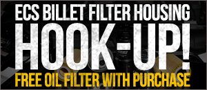 Audi B7 RS4 - ECS Billet Filter Housing Hook-Up