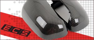 Audi B5 S4 ECS Carbon Fiber Mirror Caps