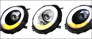 R55-R59 MINI Spec D Projector LED DRL Headlights