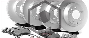 Assembled By ECS Brake Service Kits | Porsche Cayenne 