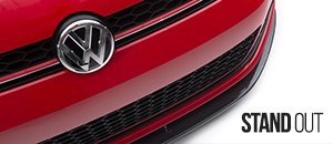 New ECS Carbon Fiber Front Lip Spoiler For Your VW MK7 
