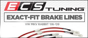 VW MKV Rabbit ECS Exact-Fit Brake Lines