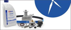 ECS Assembled Timing Belt Kit For BMW E30 325