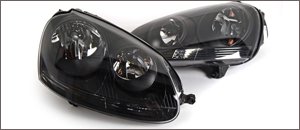 Ziza European Blackout Headlight Set for your MK5