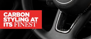 ECS Carbon Fiber Steering Wheel Trim - B9 A4
