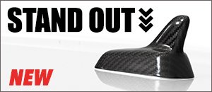 ECS Carbon Fiber Antenna Cover | VW MK7/Alltrack/Atlas