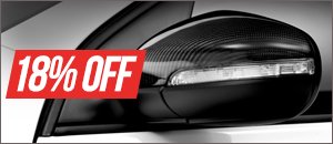 VW MK6 Golf/GTI/R ECS Carbon Fiber Mirror Caps