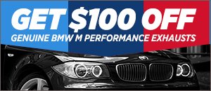 Genuine M Performance Exhaust for your BMW