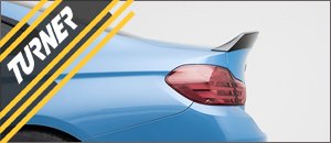 Turner Motorsport Carbon Fiber High Kick Rear Spoiler