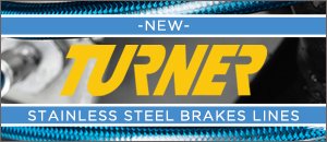 New Turner Motorsport Stainless Steel Brake Lines - E9X