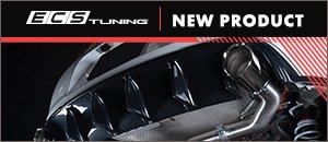 New ECS MK6 GTI Muffler Delete Kit With 4.0&rdquo; Tips