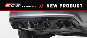 New ECS Audi B8 Q5 & SQ5 Rear Diffusers - Gloss Black