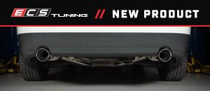 New ECS Audi B6 A4 1.8T Cat Back Exhaust System 