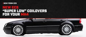 New ECS "Super Low" Coilovers for your MK4