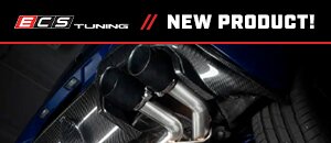 New ECS MK8 Golf R Valved & Race Exhaust Systems
