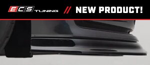 ECS MK7 GTI Gloss Black Front Lip Spoiler (Version 2)