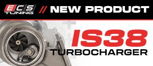 New ECS OEM+ IS38 Turbocharger For Your 1.8T & 2.0T