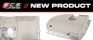 New ECS Stainless Steel High Capacity Oil Pan - Evo4