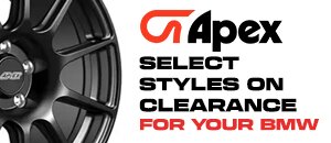 BMW Apex Clearance Wheels! 