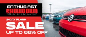 2 Day Enthusiast Showdown Sale - DEALS FOR YOUR VW