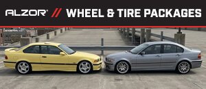 E36/E46 Non-M Mounted & Balanced Wheel & Tire Packages 