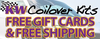 Buy a new KW Coilover Kit and get a Gift Card